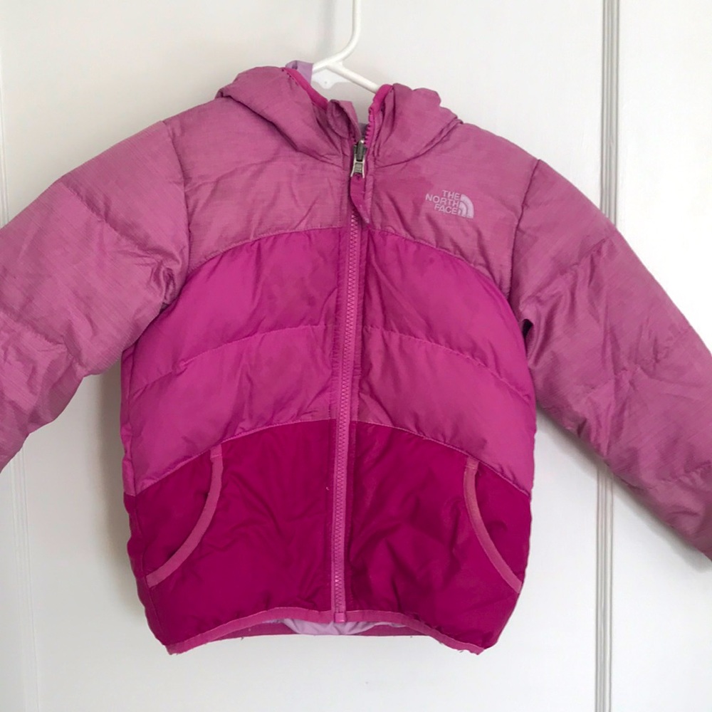 Kids reversible Northface down jacket.